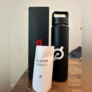 Peloton Glass Bottle Logo- Brand new in box